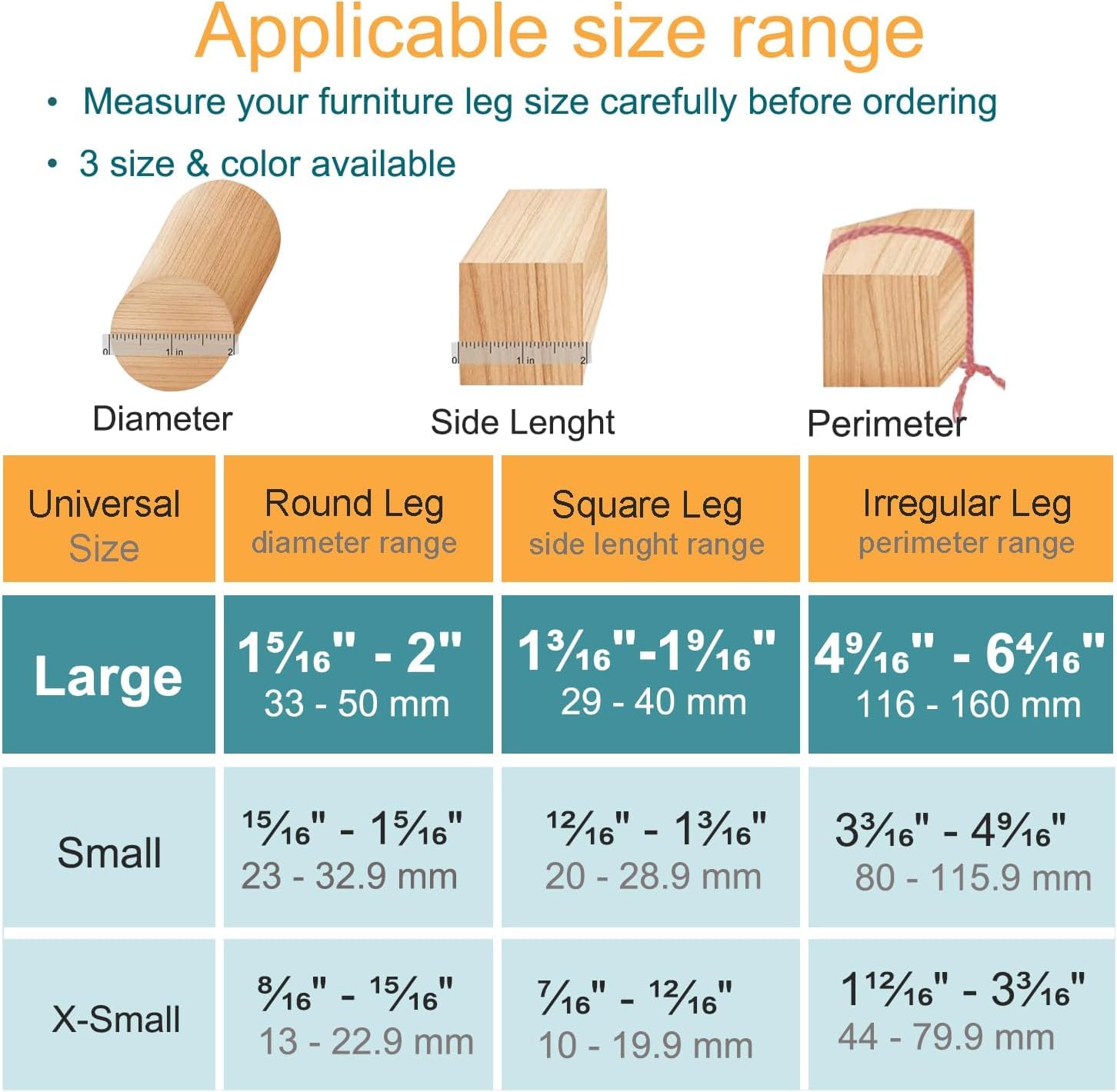 16 Pcs Chair Leg Floor Protect - Furniture Foot Pad 评论和价格