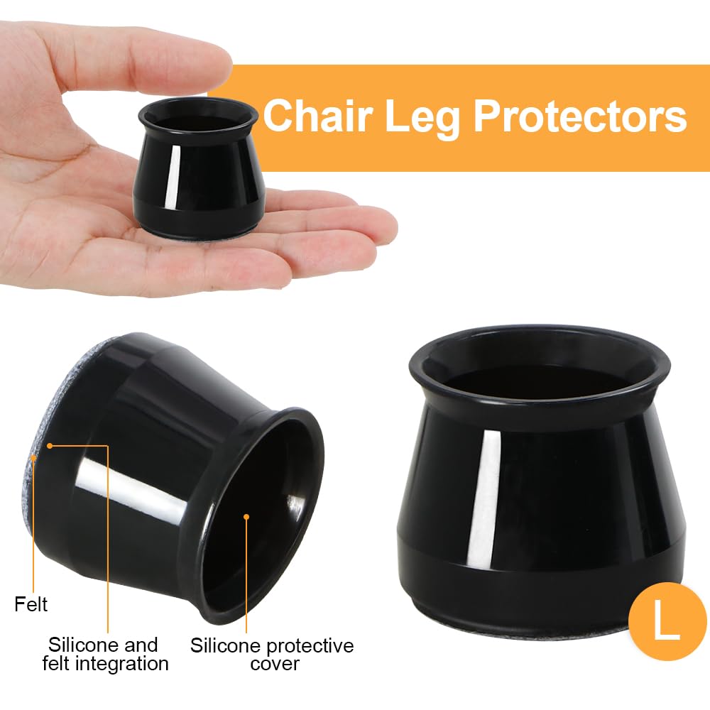 16 Pcs Chair Leg Floor Protect - Furniture Foot Pad 评论和价格