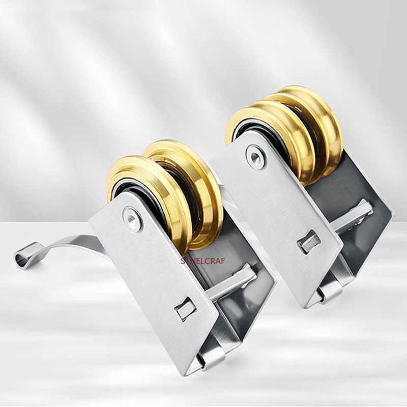 2Pcs Stainless Steel Track Pul - Furniture Rails Hardware 评论和价格