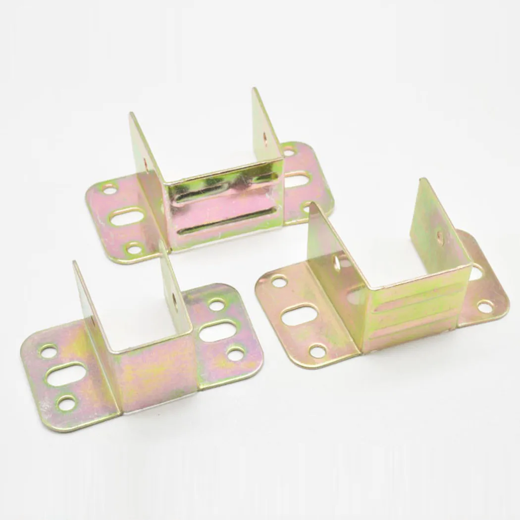 2pcs U Shaped Metal Bed Bracke - Furniture Rails Hardware 评论和价格