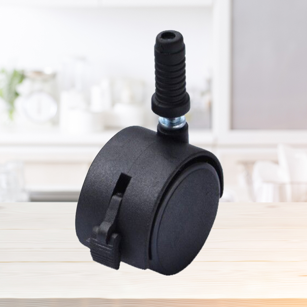 4Pcs Swivel Caster Wheels Blac - Office Furniture Hardware 评论和价格