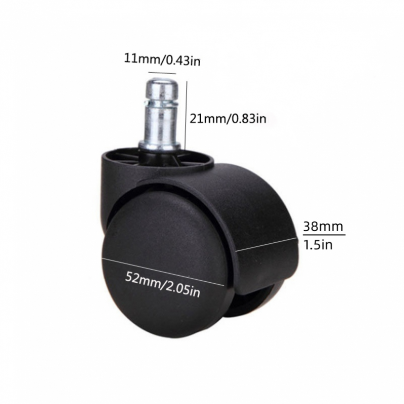 1/2Pcs Chair Wheel Furniture C - Office Furniture Hardware 评论和价格