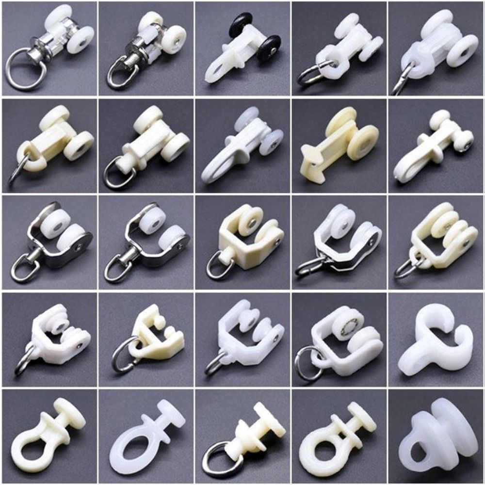 10Pcs Straight Curved Track Ro - Furniture Rails Hardware 评论和价格