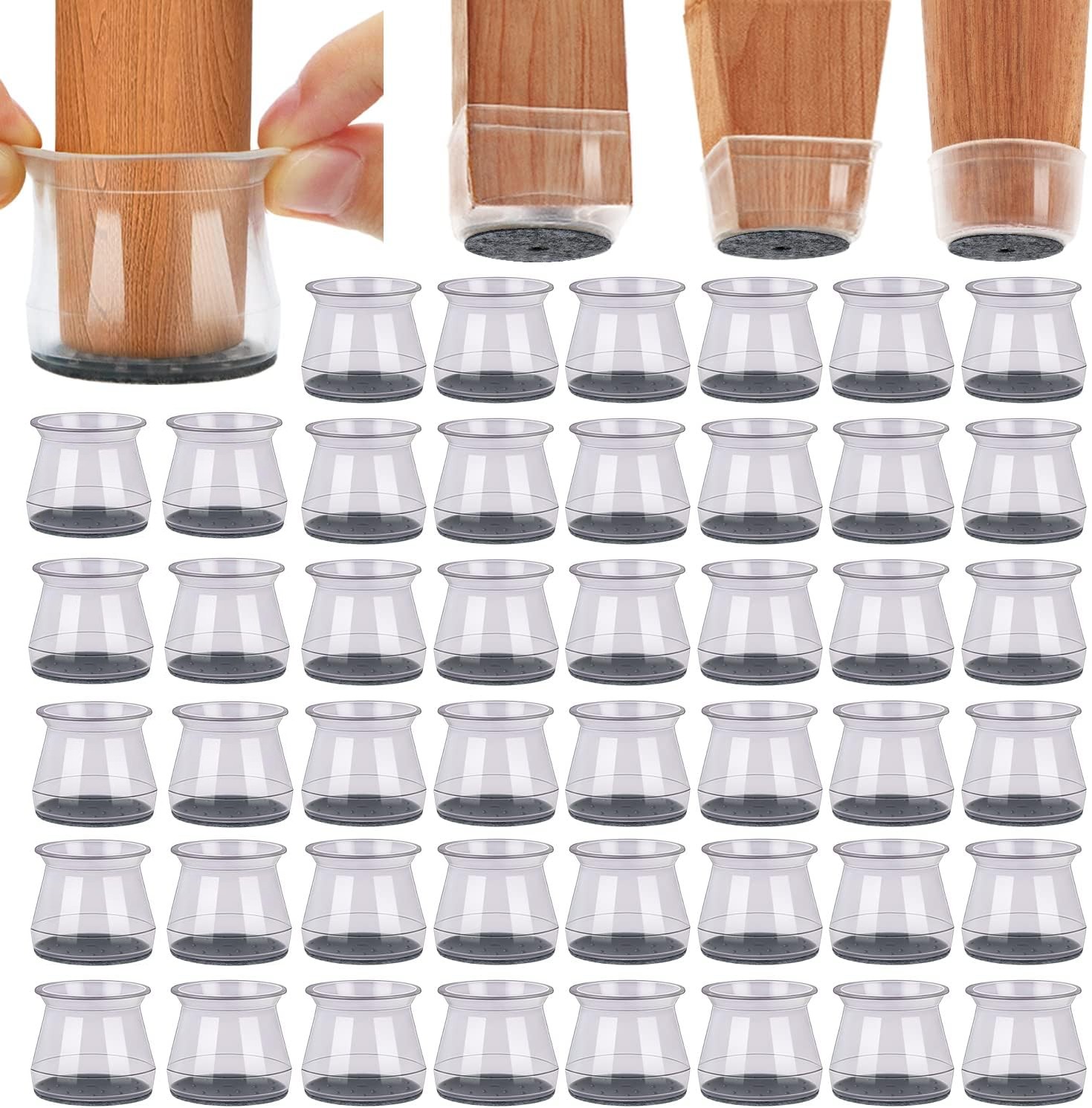 16 Pcs Chair Leg Floor Protect - Furniture Foot Pad 评论和价格