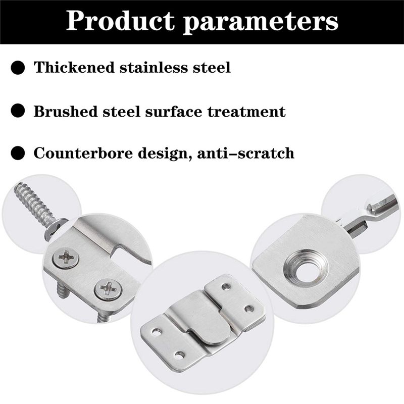 ABNQ Flush Mount Bracket,Photo - Furniture Hardware Photos 评论和价格