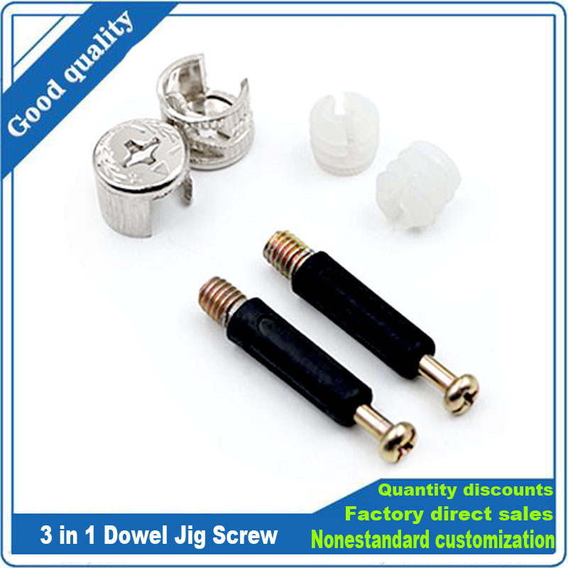 3 in 1 Dowel Jig Screw Furnitu - Furniture Hardware Cam Lock 评论和价格