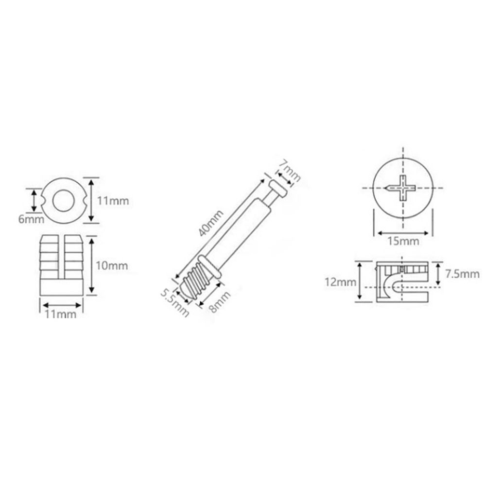 3 in 1 Dowel Jig Screw Furnitu - Furniture Hardware Cam Lock 评论和价格