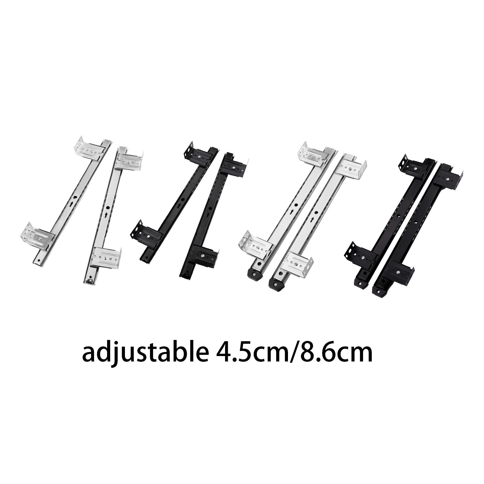 Keyboard Tray Slides Metal Cab - Furniture Rails Hardware 评论和价格