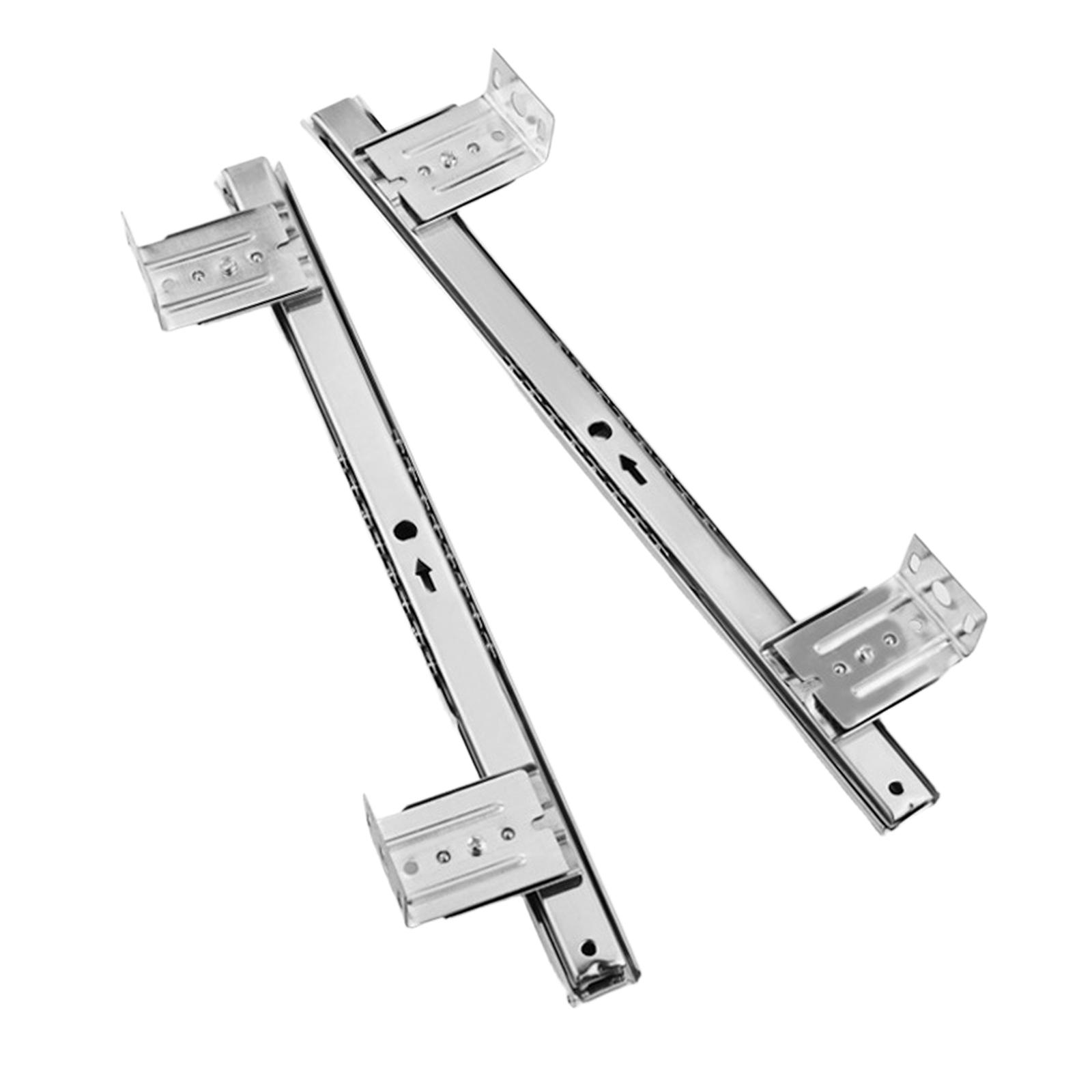 Keyboard Tray Slides Metal Cab - Furniture Rails Hardware 评论和价格