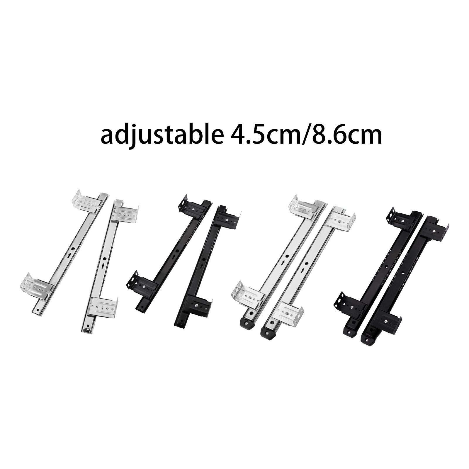 Keyboard Tray Slides Metal Cab - Furniture Rails Hardware 评论和价格