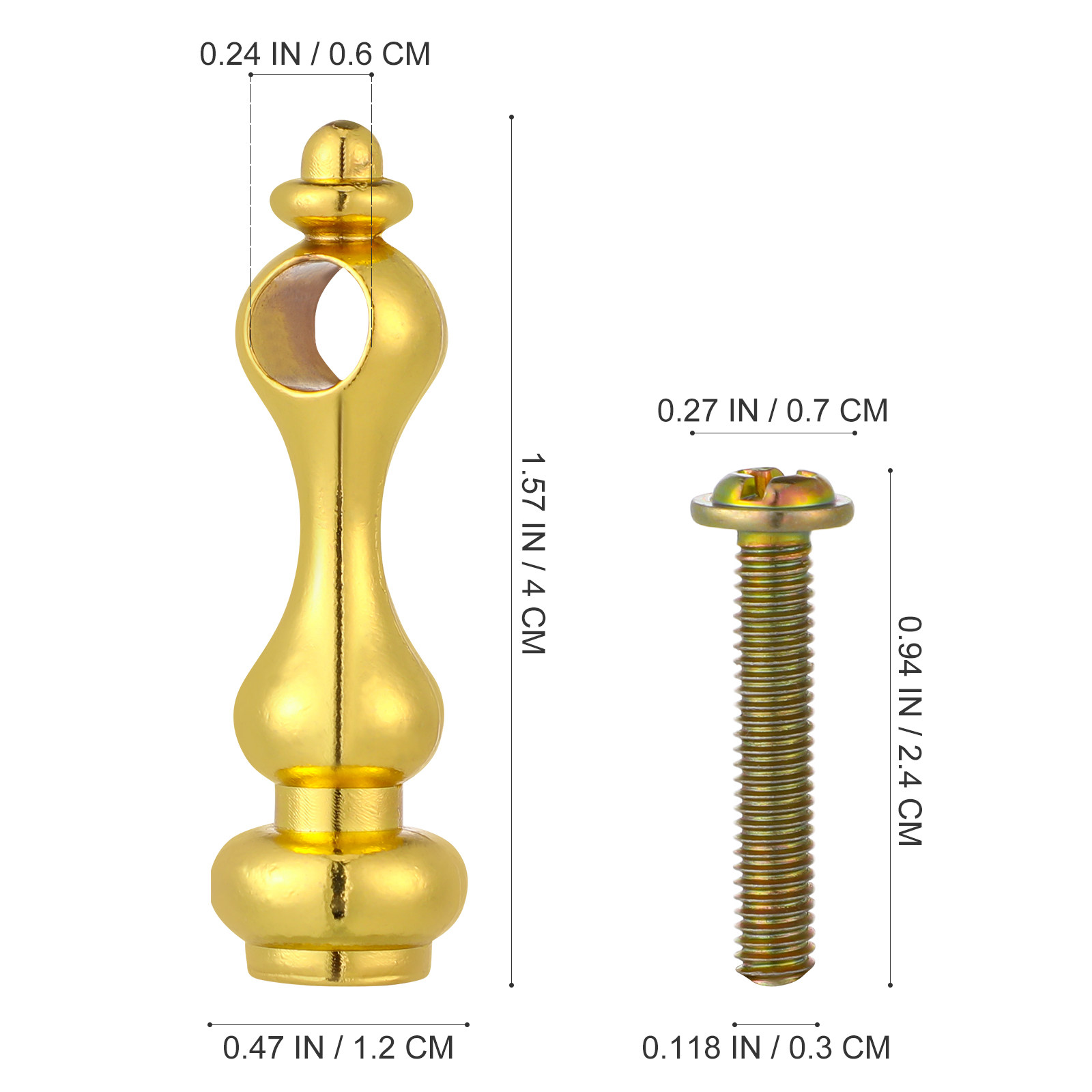 4Pcs Metal Rail Spindles Furni - Furniture Rails Hardware 评论和价格