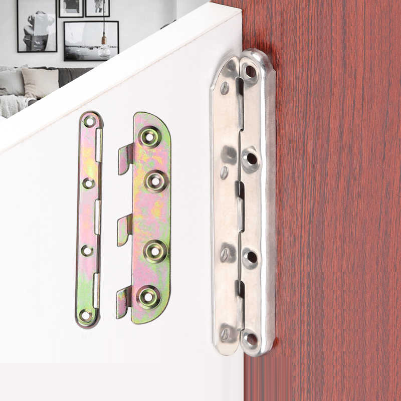 1set 6/8 inch Metal Bed Bracke - Furniture Rails Hardware 评论和价格