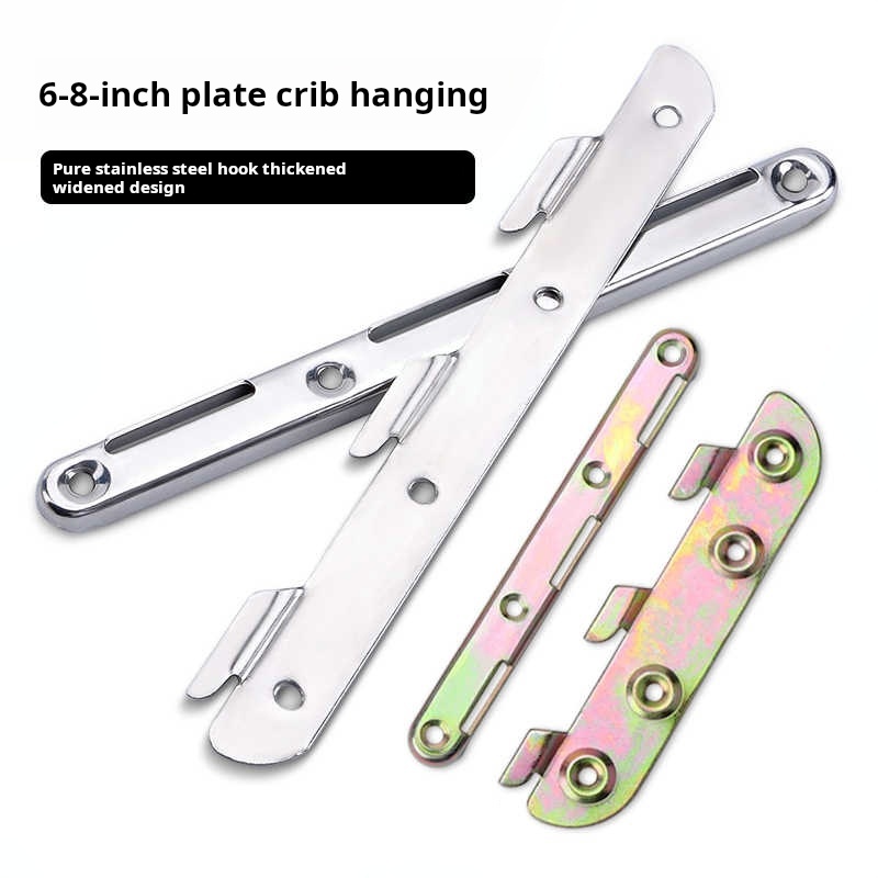 1set 6/8 inch Metal Bed Bracke - Furniture Rails Hardware 评论和价格