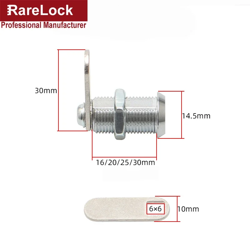 Mini Cam Lock with 2 Keys Diam - Furniture Hardware Cam Lock 评论和价格