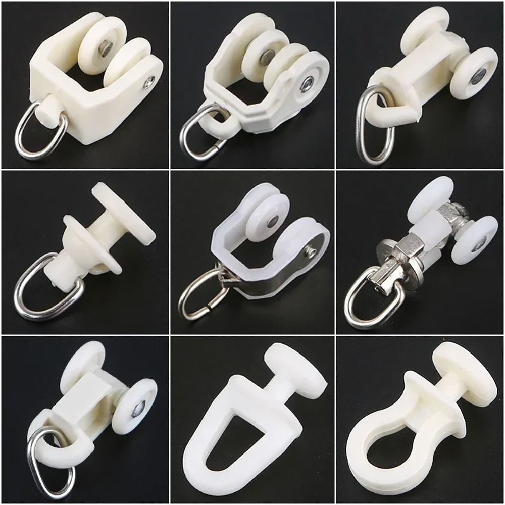 10Pcs Straight Curved Track Ro - Furniture Rails Hardware 评论和价格