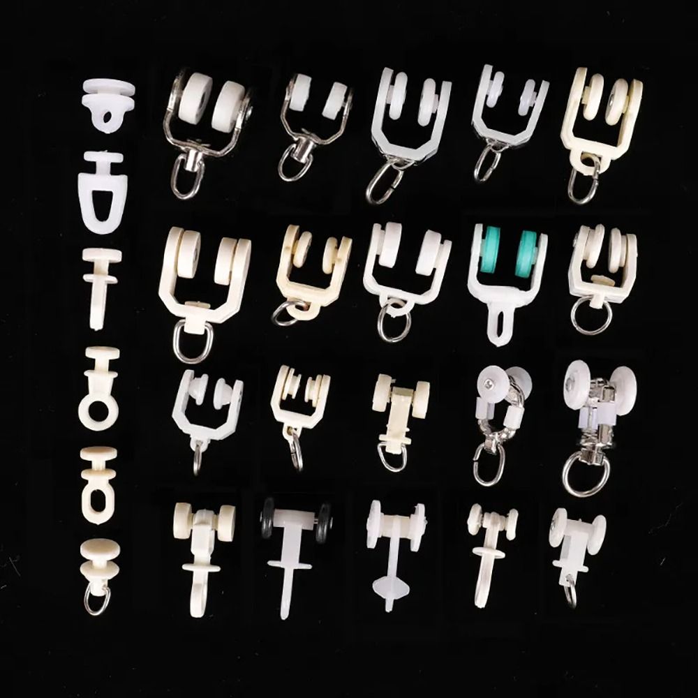 10Pcs Straight Curved Track Ro - Furniture Rails Hardware 评论和价格