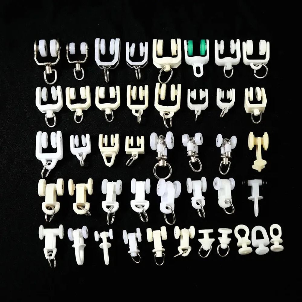 10Pcs Straight Curved Track Ro - Furniture Rails Hardware 评论和价格