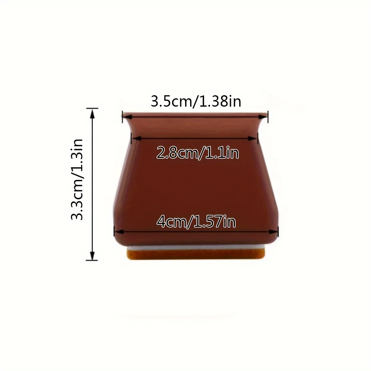 Silicone Edge Wrapped Chair Fo - Furniture Foot Pad 评论和价格
