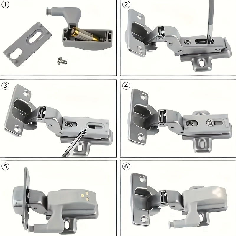 10-Pack Easy-To-Install Hinge  - Office Furniture Hardware 评论和价格